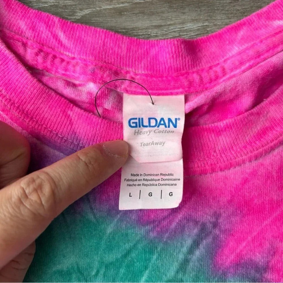 NWOT Florida Sunshine State  Tie Dye Short Sleeve Top - Picture 6 of 11